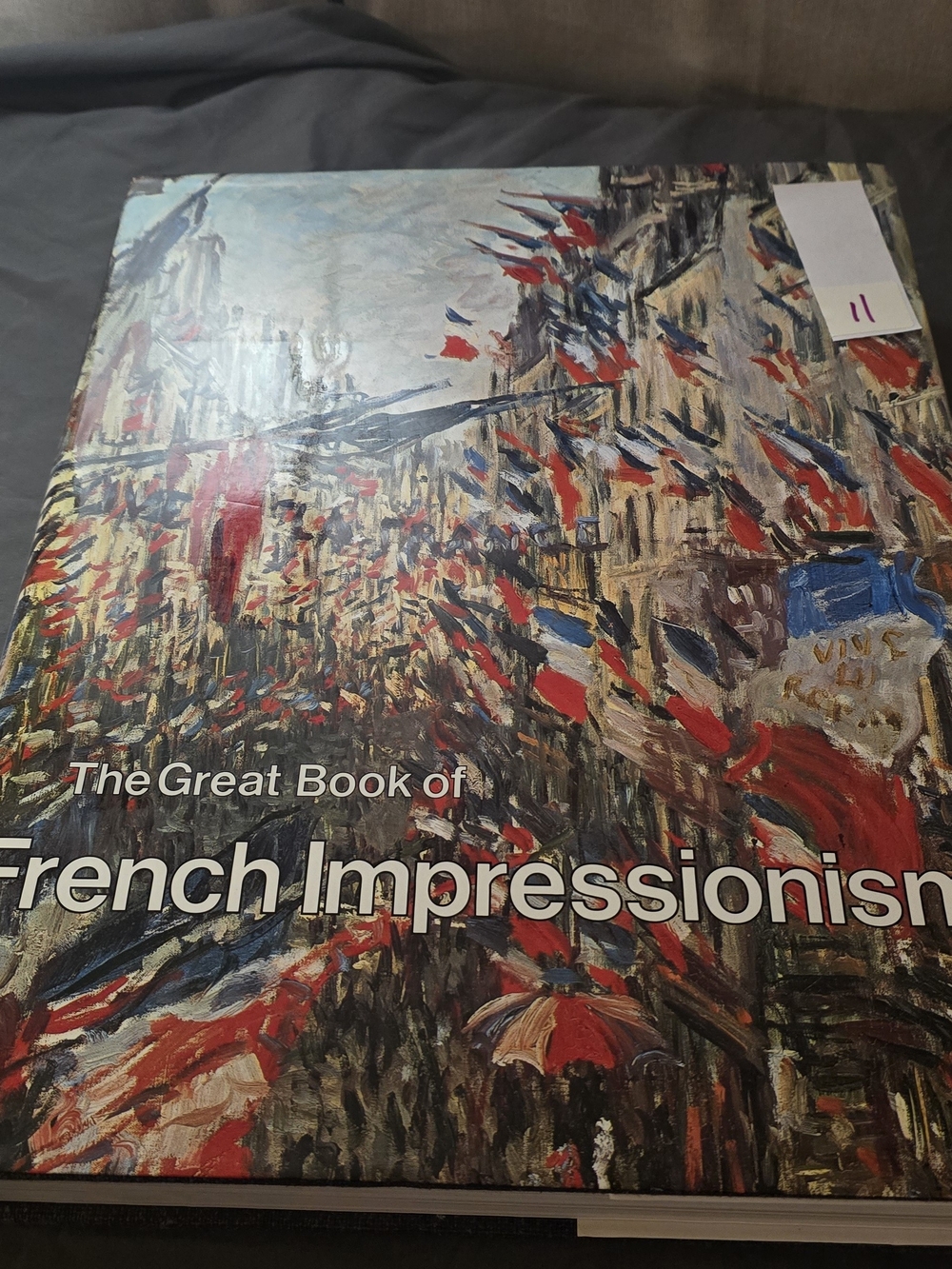 The Great Book of French Impressionism - Red, Blue & White Cover Art
